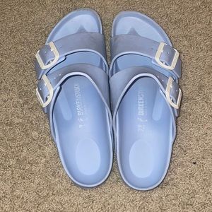 Blue Birkenstock’s